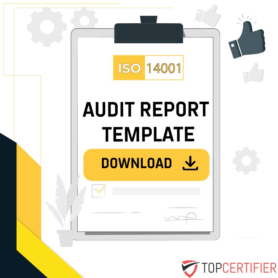 ISO 14001  Audit Report Template